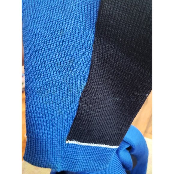 80s/90s Black and Blue‎ Wool Sweater - Picture 6 of 6